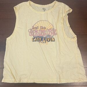 back when muscle tank XL